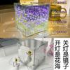 Handmade diy flor mar cubo tridimensional tulipa noite luz rosa pacote de material para namorada namorada presente de aniversário