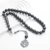 33 Piezas de Cuentas de Resina para Rezar Tasbih de 10*10mm Pulsera Árabe Cuentas de Oración Manuales de Oriente Medio para el Día a Día