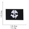 Chaquetas de moda para hombre al por mayor transfronterizas con parches decorativos, parches de tela punk, parches de insignia negros 4