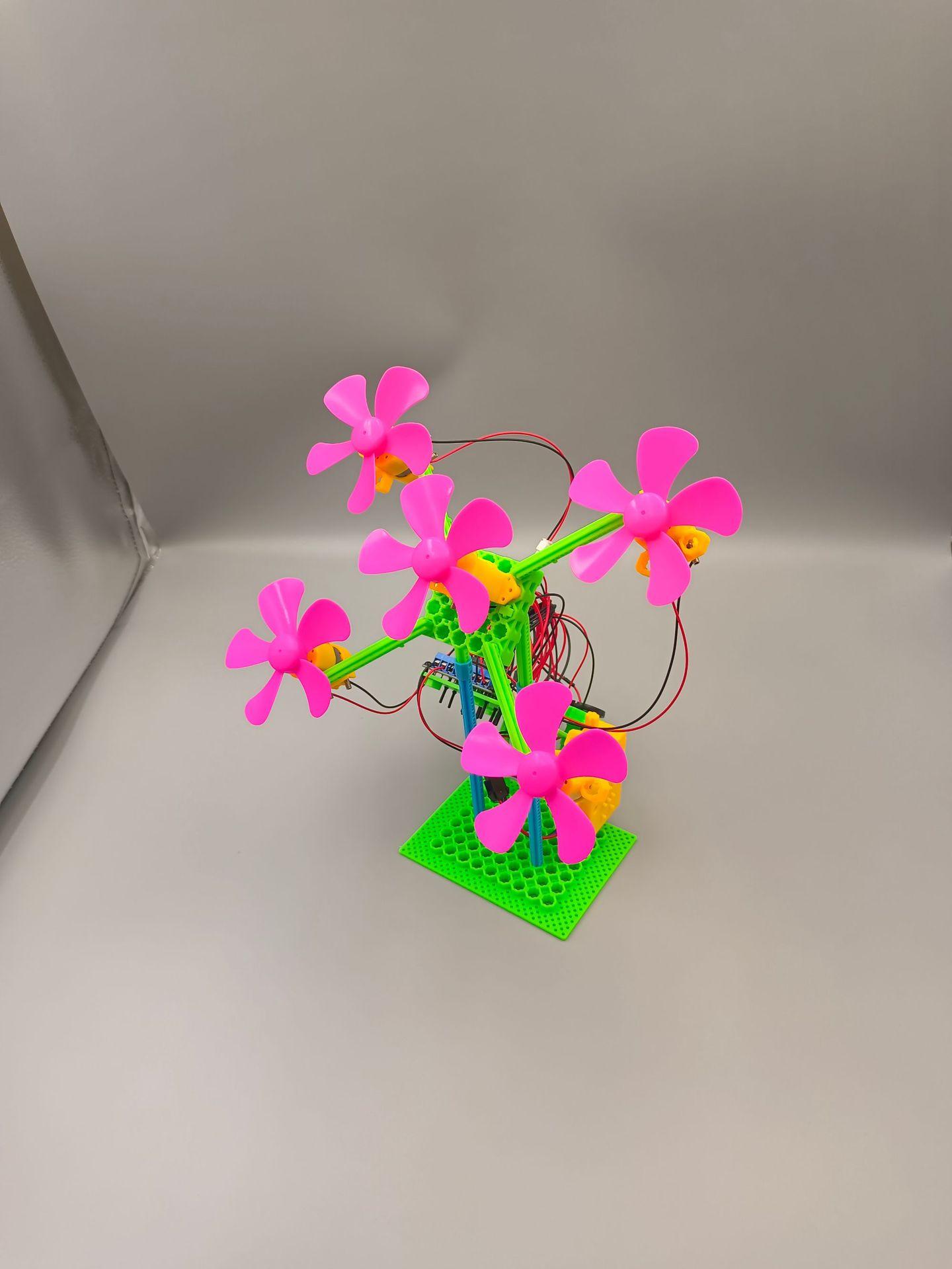 五五花扇组装图1