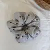 Scrunchie de lunares de estilo casual de alta gama coreano para mujer, goma elástica elegante y con clase para el pelo, cuerda para coleta, accesorio para el pelo