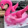 Flotador para Niños de 6 a 10 Años Dibujo Animado Barco de Pato Amarillo Flotador Nuevo Estilo Flotador Espesado para Niños con Asa
