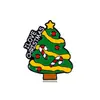 Broche Navideño de Dibujos Animados Lindo Transfronterizo Insignia de Árbol de Navidad Pin Antiexposición Decoración Fija para Ropa Insignia Festiva
