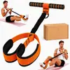 Treinador de resistência com pedal para os pés, auxiliar de abdominal transfronteiriço, equipamento multifuncional de fitness doméstico para treino de músculos abdominais, faixa de resistência com pedal para os pés
