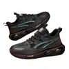 Zapatos de Padre para Primavera y Otoño Nuevas Mallas Transpirables Zapatillas de Correr Suela Gruesa Moda Guerrero Negro Venta al por Mayor Transfronteriza Zapatos para Hombre
