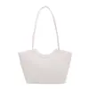 Bolsa Tote de Grande Capacidade com Textura Tecida Casual Novo Estilo Estilo Férias Bolsa de Ombro para Praia Atacado Moda Bolsa de Mão para o Dia a Dia