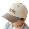 Gorra de Béisbol para Bebés Niños y Niñas, Gorra con Visera de Pato para Protección Solar Primavera y Otoño, Sombrero de Sol con Bordado, Ala Ancha, Gorra para Niños Pequeños para Verano