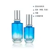 Suministro Listo de Productos para el Cuidado de la Piel Set de Vidrio Botella 100ml Emulsión de Agua 20g Crema Facial Cosméticos Maquillaje Bomba Botella Vacía