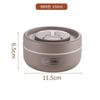 Lonchera aislante de acero inoxidable 304 para trabajadores de oficina, portátil, para estudiantes, con compartimento para alimentos, lonchera sellada a prueba de fugas, lonchera multicapa