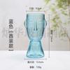 Vaso de Vidro Moderno Simples com Rosto Humano Personalizado para Sala de Estar Decorações Criativas para Bancada Flores e Plantas Verdes Hidropônicas