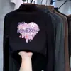Roupa íntima infantil quente de gola alta parcial para outono e inverno, top estiloso de manga comprida para meninas, camiseta básica redonda de veludo alemão da moda