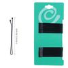 Clip de metal negro onda recta clip de acero curvo 5cm6cm tarjeta verde horquilla rota horquilla salida de fábrica