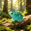 Sapo Mini Luminoso Grande Ornamento de Jardinagem Micro-Paisagem, Ornato que Brilha para Mesa de Casa, Gadget de Desenho Animado