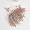 Rama de planta de forro polar con escarcha simulada, sensación de pino neblinoso, accesorios hechos a mano DIY, flor eterna, decoración para bodas y hogar, flor pequeña
