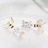 Aretes de tuerca de plata esterlina 925 elegantes lindos aretes de tuerca de mariposa joyería de plata para mujer aretes de moda coreana aretes de tuerca