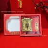 Nuevo Pegatina para Teléfono de Casa con Forma de Tesoro de la Fortuna en Lámina de Oro Imitación que Atrae Riqueza y Prosperidad, un Gran Regalo para Amigos y Mayores durante las Fiestas