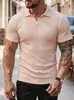 2026 Verão Novo Modelo Amazon Camisa Polo com Gola Reversível e Listras, Camisa Polo Esportiva Masculina, Atacado do Fabricante