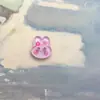 Botones de Conejo Impresos de Dos Ojos Estilo Lindo y Fresco Botones de Cabeza de Conejo de Dibujos Animados para Ropa Infantil Suéter Cárdigan Vestido Botones Decorativos