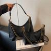 Bolso de Mano de Alta Calidad Transfronterizo Bolso Brillante de Axila para Mujer Nuevo Otoño e Invierno 2025 Bolso de Hombro con Cadena Bolso Cruzado de Moda