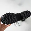 Botas de mujer versátiles vintage, botas Martin de suela gruesa transfronterizas, nuevas de invierno 2026 estilo británico con cordones que aumentan la altura, botines