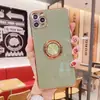Capa de Celular Preta e Maçã Verde 17Air Roxo Rosa com Anel Magnético Galvanizado Adequada para iPhone 18 Pro Max