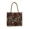 Comércio Exterior Atacado Bolsa de Ombro Borboleta Tendência para Mulheres Primavera 2026 Nova Grande Capacidade Algodão e Linho Moda Bolsa Tote para o Dia a Dia