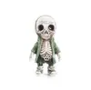 Muñeca de Halloween personalizada de fábrica, adornos de artesanía de resina, decoraciones de calavera para jardín exterior, venta al por mayor