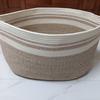 Cesta de Almacenamiento Grande de Cuerda de Algodón con Doble Asa para Organizar Colchas, Ropa y Artículos Varios, Multifuncional, a Prueba de Polvo, Portátil, para Uso Doméstico
