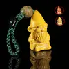 Pingente de anão em escultura em madeira DIY corrente de celular caseira/acessórios para chaveiro decoração em madeira atacado