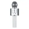 Microfone Condensador Bluetooth Sem Fio Ws858 para Celular Karaoke Ktv Microfone Infantil com Alto-falante Integrado