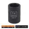 Dado hexagonal corto neumático de 3/8 de pulgada para llave de impacto de aire, dado hexagonal, acero al cromo vanadio, dado pequeño para llave de impacto de aire