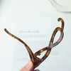 Nuevo Pasador Brillante con Forma de Lazo Hueco Estampado de Leopardo Pinza para Flequillo Lateral Pinza de Pato Accesorios para el Cabello Dulces de Gama Alta Venta al por Mayor