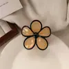 Dulce Horquilla de Flor Color Jalea Bloque de Color Pinza Grande Tipo Garra Nuevo Alta Calidad Pinza Tiburón para la Parte Posterior de la Cabeza Accesorio para el Cabello