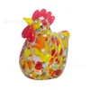 Mini Galinha Cristal Animal Enfeites Artesanato Criativo Casa de Hóspedes Enfeites de Mesa Ano Novo Presente de Aniversário Infantil