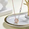 Collar de Clavícula Geométrico Simple Exquisito Nuevo Transfronterizo Europeo y Americano Joyería con Colgante de Lujo Ligero de Alta Gama para Mujer