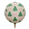 Estilo Coreano Ins Globo de Papel de Aluminio 4D Rayado Estrella 22 pulgadas Fiesta de Cumpleaños de Bebé Niños Performance Decoración de Dibujos Animados Arreglo