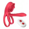 Anillo Vibrador con Control Remoto Mengma Hgod para Parejas, Anillo de Sperma de Bloqueo Compartido, Dispositivo Portátil Orgásmico de Masturbación, Juguete Sexual