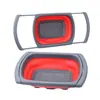 Cesta Escurridora Plegable Retráctil para Cocina en Stock Creativa Bandeja para Frutas Casera Cesta Coladora de Agua para Frutas y Verduras Cesta de Almacenamiento para Cocina