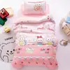 Juego de Tres Piezas de Edredón de Algodón Puro Clase A para Jardín de Niños Juego de Seis Piezas de Ropa de Cama para Niños Ropa de Cama para Bebé para Siesta Ropa de Cama para Jardín de Niños