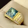 Fábrica Sanjie directo moda dominante conjunto combinado de anillos para hombre decoración transfronterizo TEMU el más vendido anillo para hombre