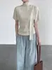 Taochuan 2026 Otoño Nuevo Estilo Suéter de Punto para Mujer con Diseño Reversible Delantero y Trasero y Suaves Cintas YL113