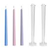 Molde para vela de cera de varilla con cabeza redonda tamaño molde de cera de varilla adornos para el hogar estilo nórdico material para manualidades de velas de aromaterapia