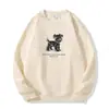 Precioso Sudadera de Cuello Redondo para Mujer, Nuevo Estilo Popular 2025, Ajuste Holgado Otoño e Invierno, Versátil, Peso Pesado, Forro Polar, Sin Capucha