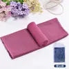 Toalla Refrescante Hielo Frío Para Refrescar Deporte Doble Capa Gimnasio Absorbente de Sudor Yoga Senderismo Sensación Fría Estilo Refrescante Toalla