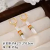 Pendientes de Perla Barroca Estilo Medieval, Pendientes de Lujo Ligero y Gama Alta, Pinzas para Orejas y Pendientes de Borla de Nicho Inspirados en el Diseño