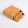 Caja de té tipo cajón de bambú para pasteles de té Pu'er, accesorios para juego de té, caja de té para el hogar de dos capas, tres capas, gabinete de almacenamiento para pasteles de té Pu'er