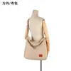 Bolsa Transversal Casual de Lona Retrô, Bolsa de Mão Casual de Couro Simples de Grande Capacidade, Bolsa Tote de Ombro Único