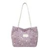 2025 Nova Moda Nacional Estampada Padrão Desenho Animado Grande Capacidade Bolsa de Ombro Moda Commuter Portátil Bolsa Tote Desenho Animado