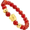 Pulseira Tai Sui do Ano do Cavalo 2026, Pulseira Trançada com Fio Vermelho para o Ano de Nascimento, Amuleto do Zodíaco Rato, Boi, Coelho para Homens e Mulheres