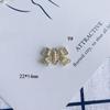 DIY jóias acessórios atacado Novo Ouro Diamante Pérola arco pingente acessórios pingente material atacado